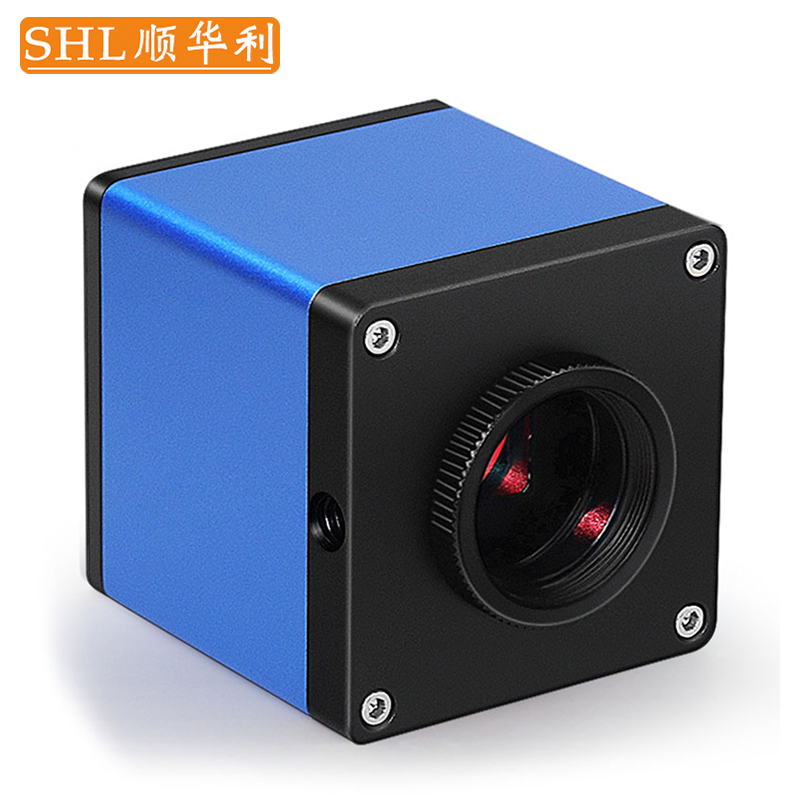 SHL/顺华利 HDMI电子显微镜高清数码放大镜手机维修专用ccd工业相机摄像头可拍照/录像测量三目体式电子目镜