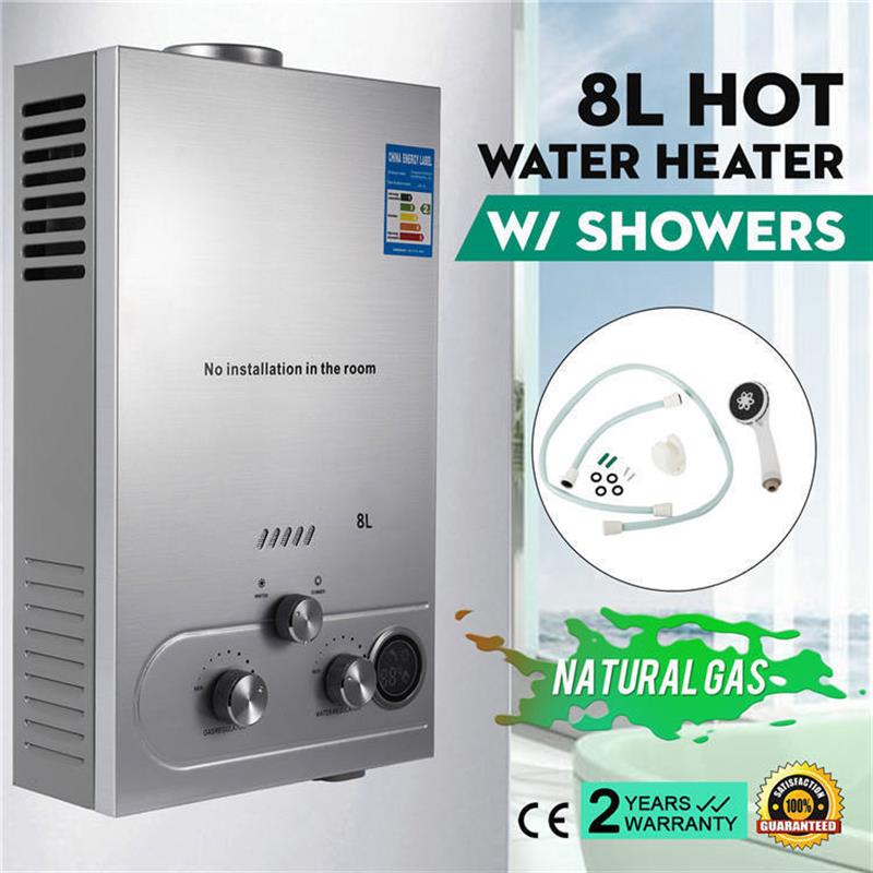 8L燃气液化气热水器 天然气热水器热水锅炉 家用浴室洗澡文创