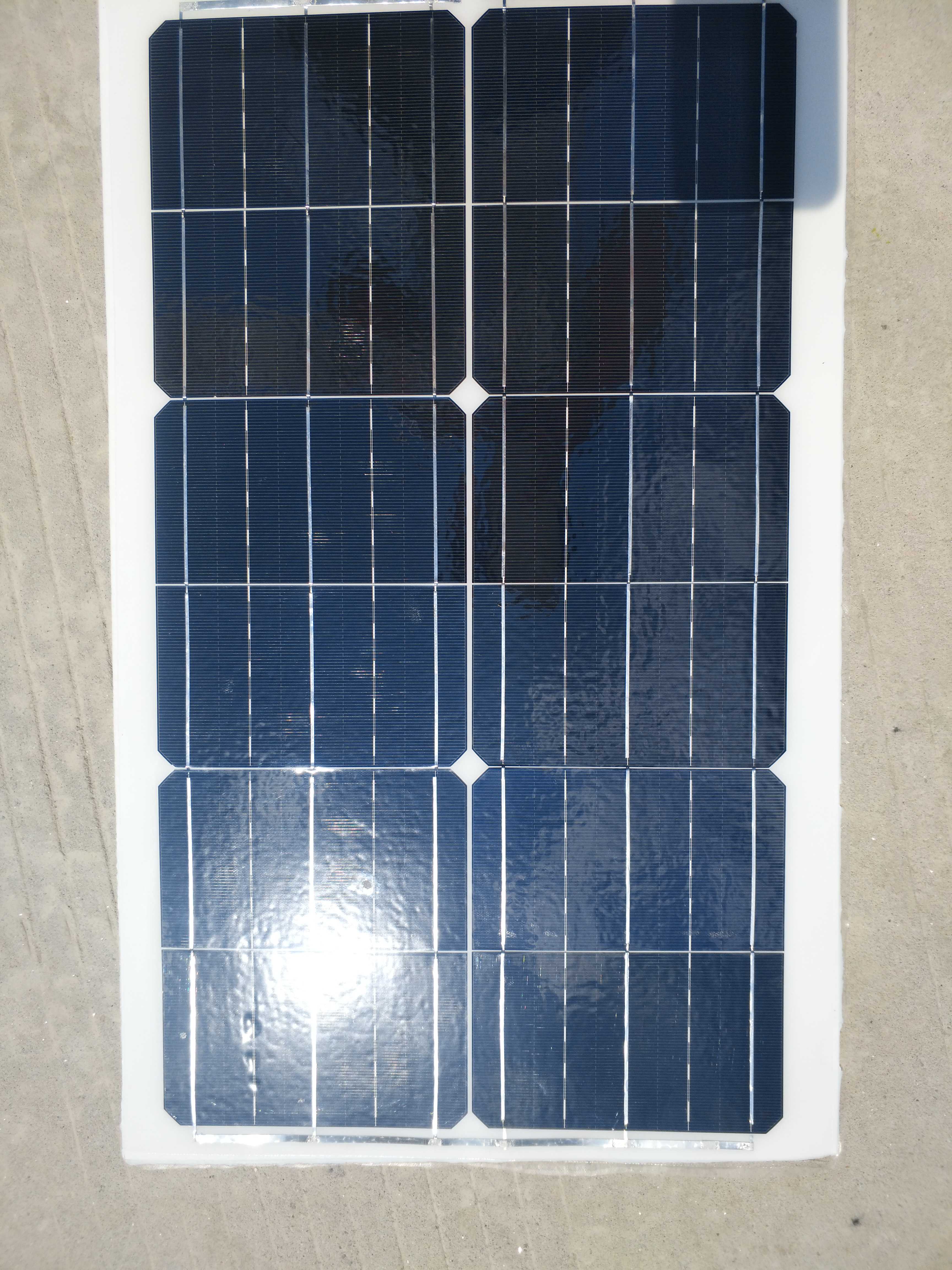全新半柔性6v30瓦单晶硅太阳能电池板30w太阳能板发电板3.7电池