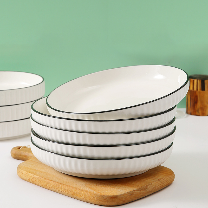 北欧碗碟套装家用2023新款简约现代餐具套装陶瓷盘子碗乔迁碗盘筷