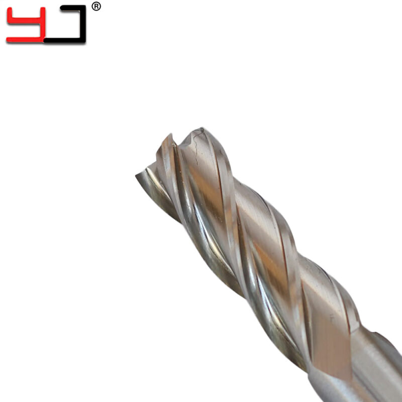 。YJ超硬白钢立铣刀4刃全磨过中心 M2AI含铝高速钢1.0-25MM4F
