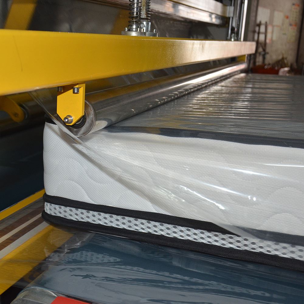 床垫压缩包装设备 弹簧床垫压缩包装机自动床垫压缩卷包打包机械