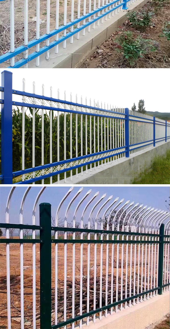 定制锌钢护栏围栏栅栏庭院铸铁铁艺护栏户外围墙护栏别墅阳台栏杆