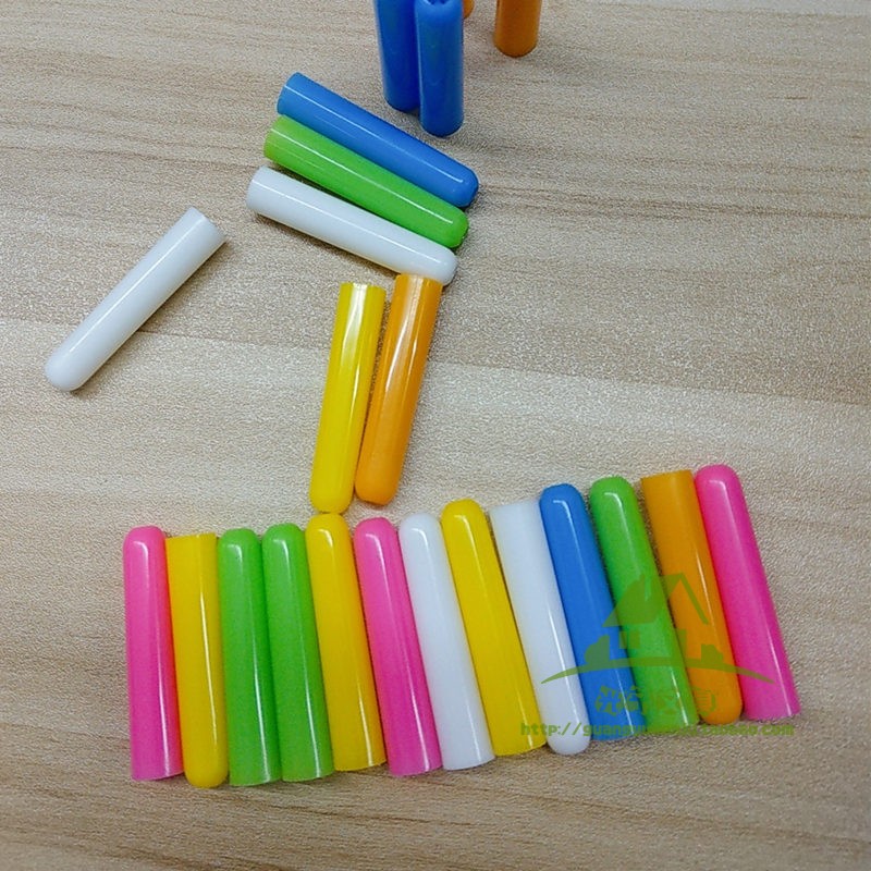 韩版糖果色彩虹铅笔帽笔盖安全无毒学生文具铅笔延长器礼品分享