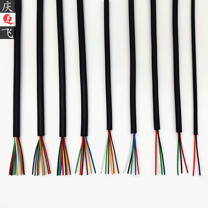 特软硅胶线2芯3芯4芯0.2/0.3/0.5/1平镀锡铜芯耐高低温电缆护套线