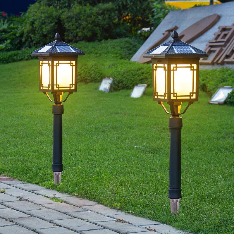 太阳能灯户外庭院灯家用室外景观花园别墅LED防水草地插式草坪灯