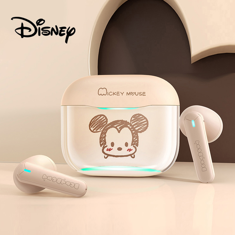 迪士尼联名款蓝牙耳机无线半入耳式双耳降噪游戏运动可爱礼物女生