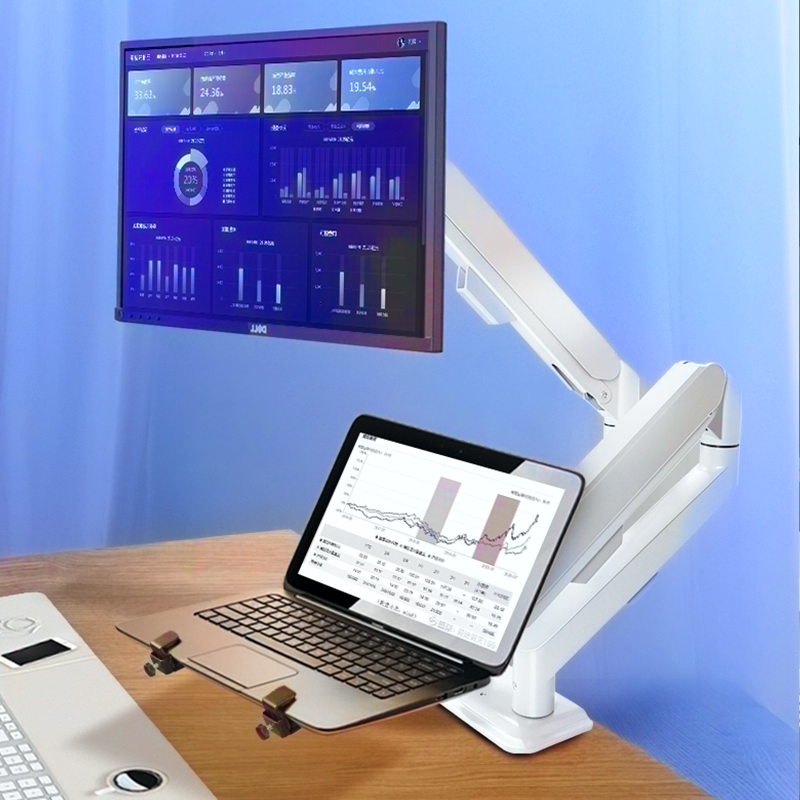 悬臂屏组合屏支架扩展屏机械臂摇臂副笔记本托架电脑显示器升降双