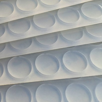 圆形透明单面背胶垫片PVC塑料橡胶硅胶柜桌子椅子陶瓷脚花盆垫片