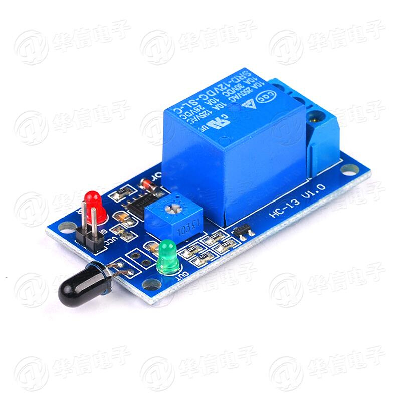 火焰传感器继电器模块智能PLC控制器模组5V12V