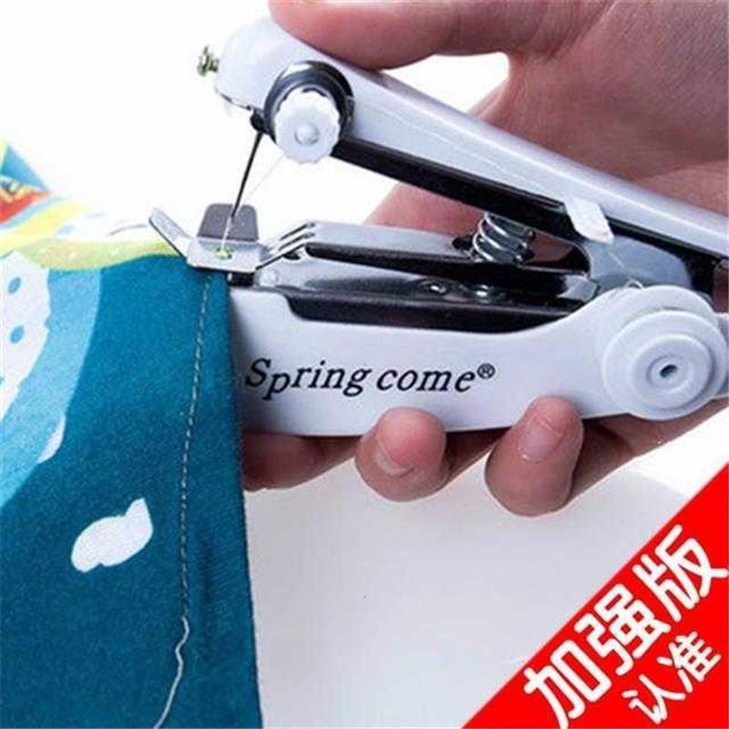 【加强升级版】家用袖珍迷你缝纫机便携多功能手动微型手持裁缝机