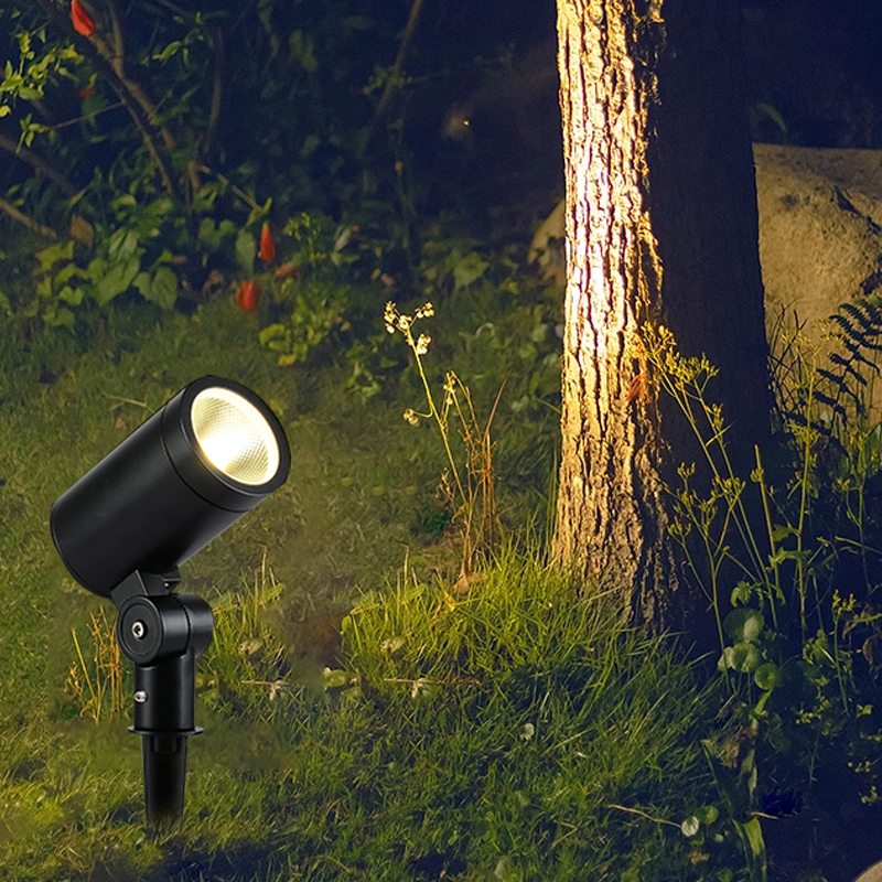 新品户外射灯庭院花园照树灯led防水景观投光灯别墅公园家用照射