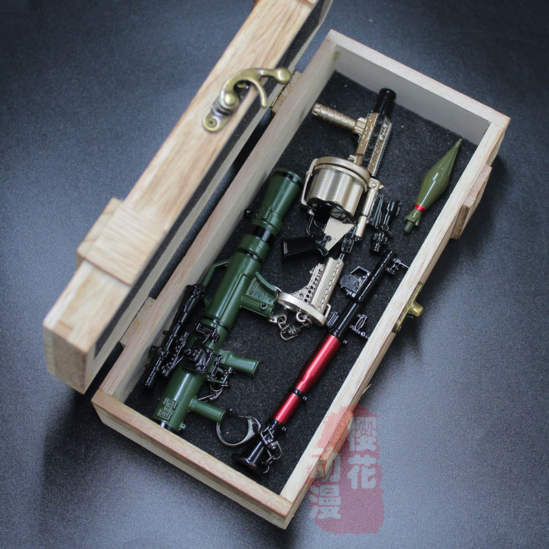 绝地吃鸡装备玩具MGL榴弹发射器求生RPG火箭炮合金套装金属模型枪
