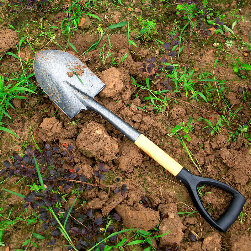 挖土铲子儿童种树园艺种菜锰钢车载家用种花铲挖沙铲农用铁锹户外