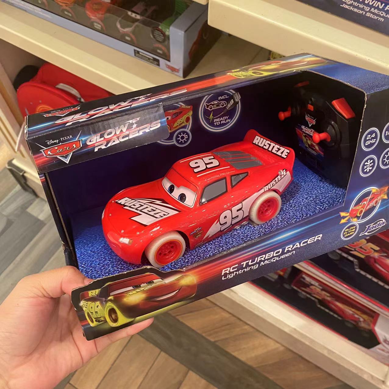 香港迪士尼代购 赛车总动员3回力车遥控玩具车闪电麦昆黑风暴酷姐