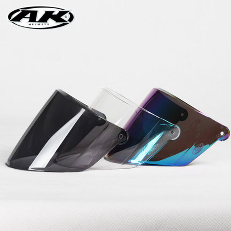 AK601头盔628型号专用镜片护目风镜防晒紫外线安全帽配件挡风面罩