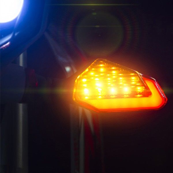 极速2pcs Turn Signals Motorcycle LED Lights Indicator Blinke
