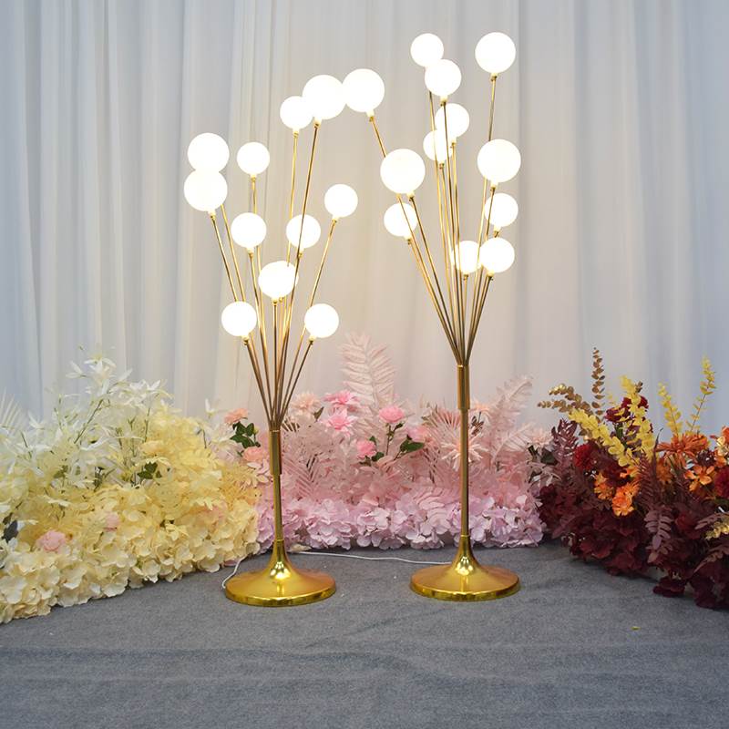 婚庆婚礼道具铁艺发光幸福苹果树路引现场灯具摆件布置舞台苹果灯