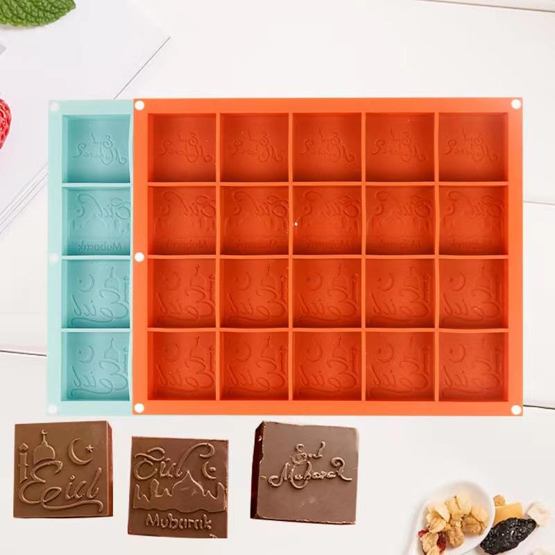 方形布丁糖果软糖磨具巧克力烘焙模具硅胶模具巧克力硅胶模具