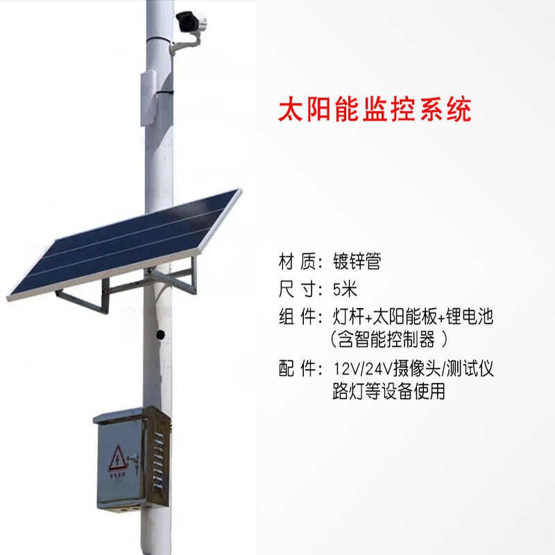 定制宸芃太阳能风机供电系统风光互补发电24V组合杆户外造型路灯3
