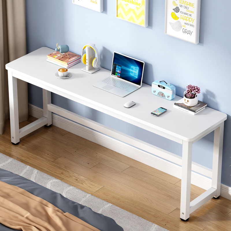 书桌桌子长桌子工作台办公桌家用长桌学习桌白色简易电脑桌长条桌