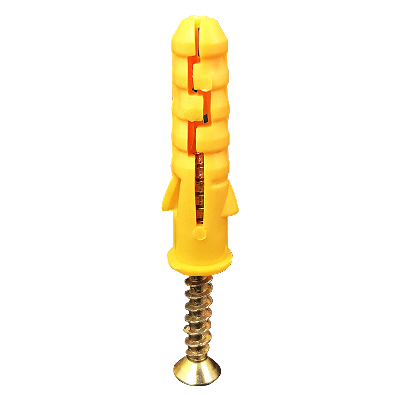 膨胀管6mm8mm塑料螺栓小黄鱼胀塞套装10mm加长超长拉爆膨胀螺丝