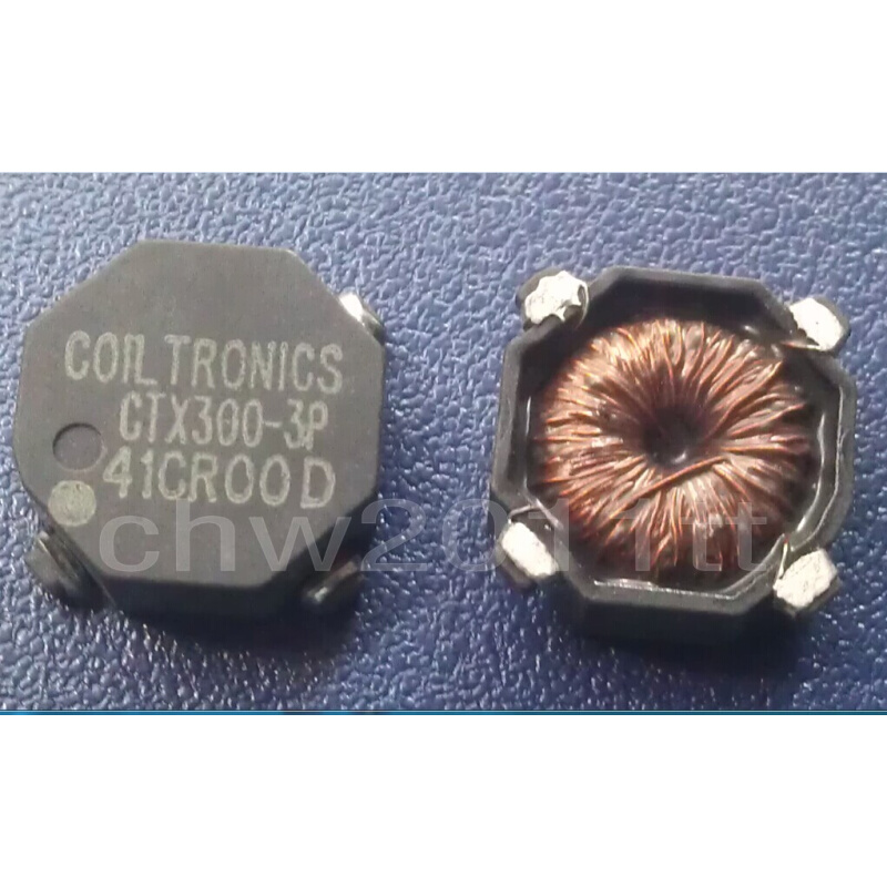 CTX300-3P-R 0.5A 300uH 贴片功率耦合电感双绕组1:1隔离变压器