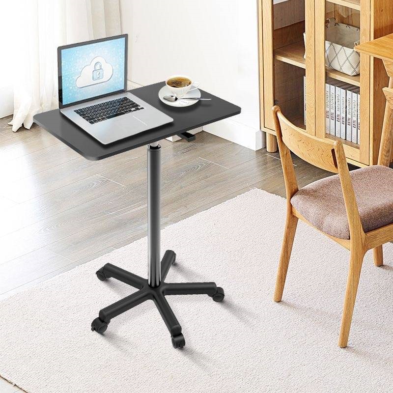 滑轮移动小桌工作台可升降小边桌笔记本简易电脑桌便携家用床边桌