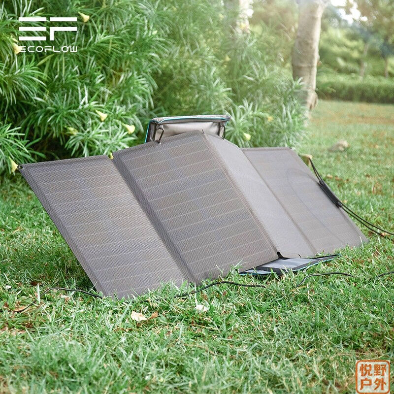 正浩（ECOFLOW）太阳能电池板110W光伏发电板户外露营折叠便携充