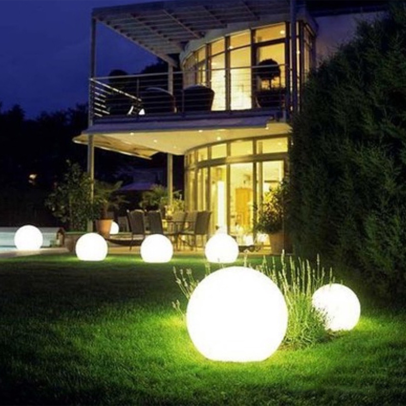LED滚塑发光圆球灯户外公园景观灯亮化防水发光圆球草坪灯