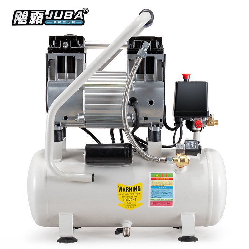 厂销厂新空压机小型无油静音980W15L气泵高压家用喷漆木工空气品
