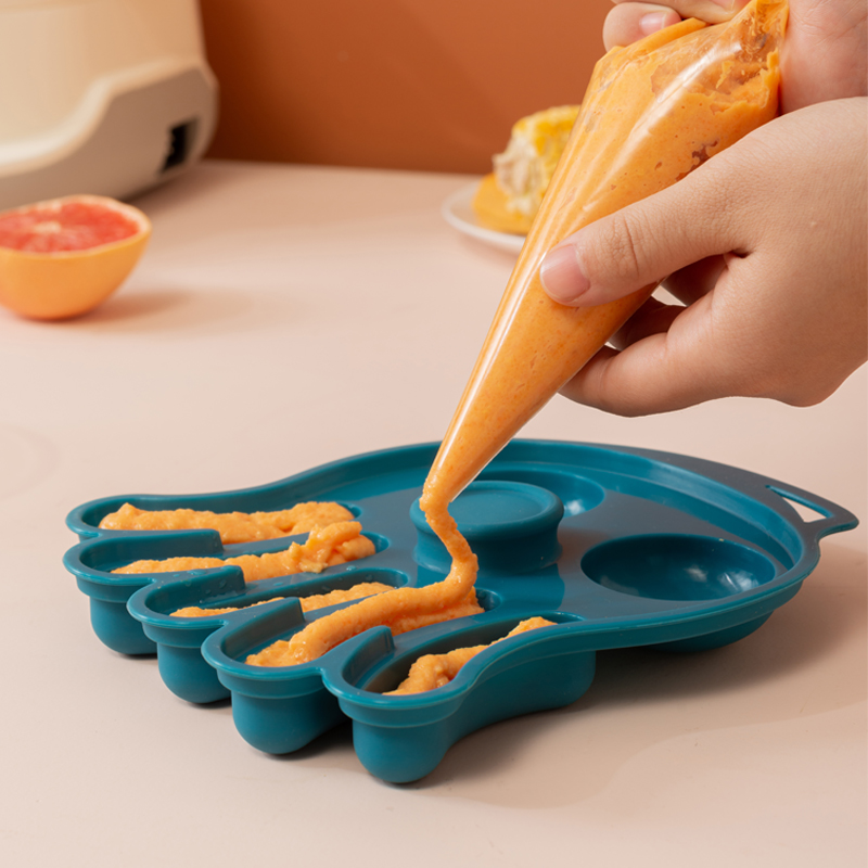 硅胶香肠模具宝宝辅食肉肠工具盒做儿童蒸糕的耐高温蛋糕磨具可蒸