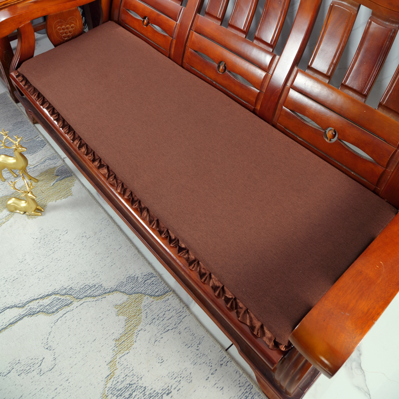 秋冬四季加厚实红木沙发坐垫海绵垫通用组合套装防滑座垫子可拆洗