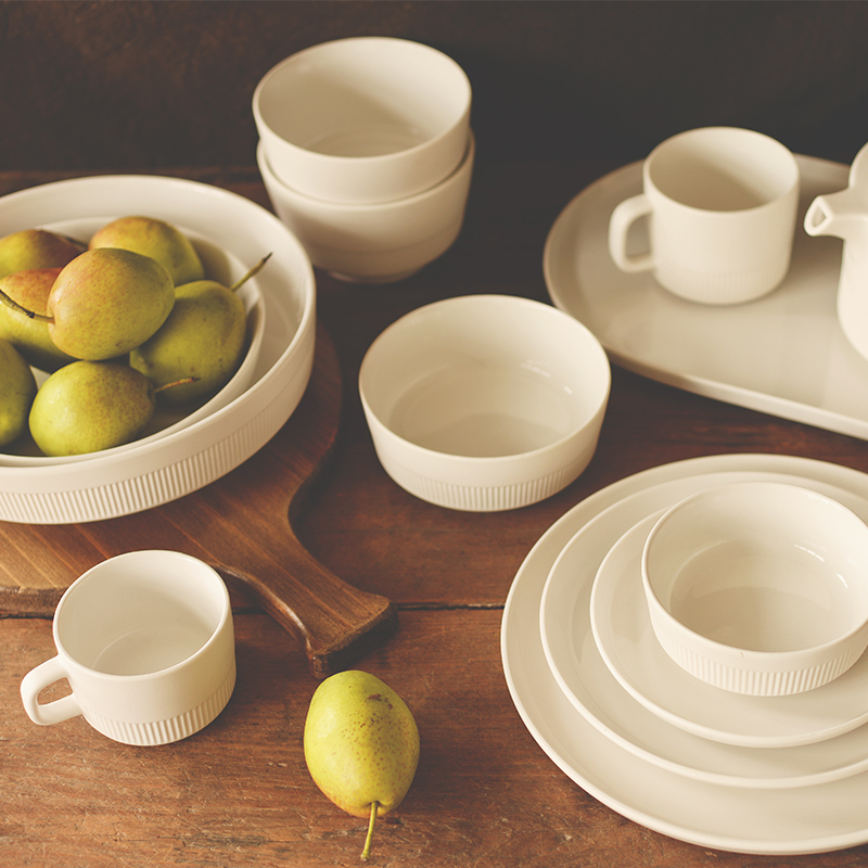 三拾家 清白 好看的下午茶餐具套装碗盘家用一人食仪式感北欧风格