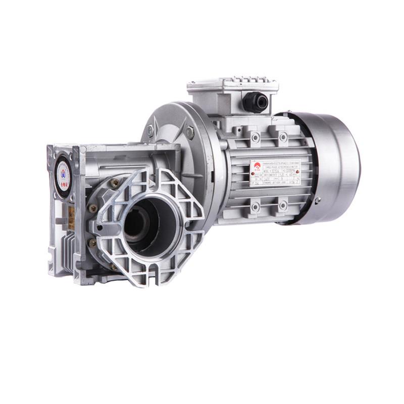 极速NMRV蜗轮蜗杆减速机变速器调速箱涡轮涡杆铝壳带煞车变频电机