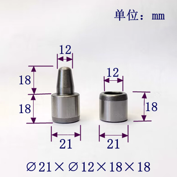 橡胶硅胶模具导柱导套21mm精准定位销套精密级模具配件导柱导套