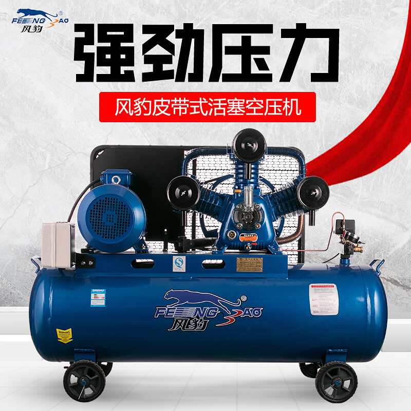 空压机工业级7.5KW有油空气压缩机220V/380V大型气泵喷漆汽修