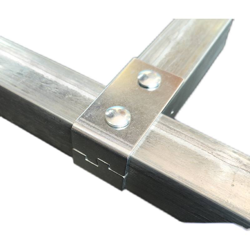 40×40方管连接件不锈钢管镀锌配件免焊接固定卡扣接头彩钢瓦支架