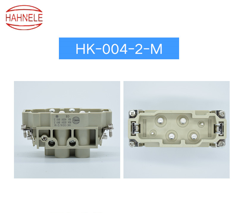 K针4- 02/8热流道航空插座重载连接器0针+HA4矩形插头0A2 哈亭16