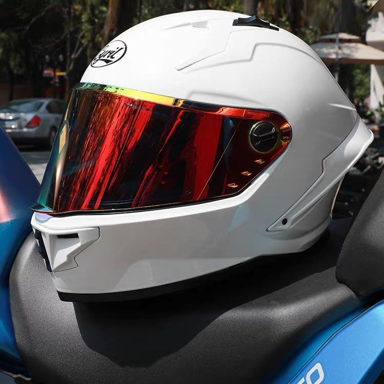 CYRIL赛罗摩托车头盔R1机车全盔男女赛车大尾翼四季带蓝牙个性盔