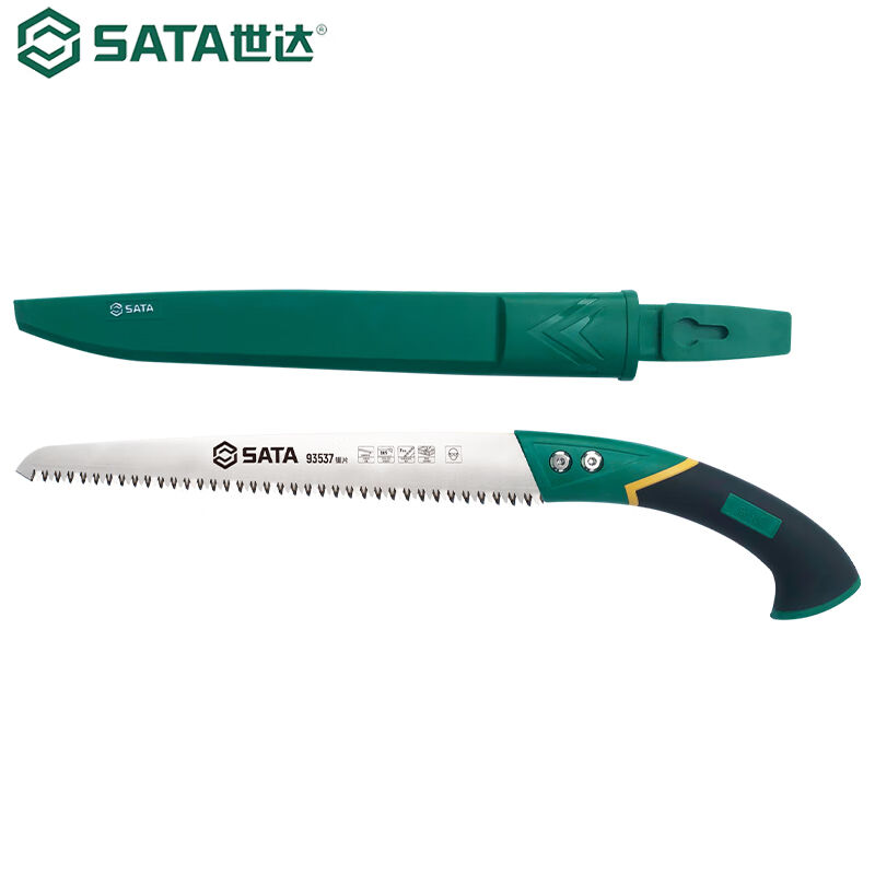 世达（SATA）用园林工具果园手锯锯树神器伐木锯子12英寸腰锯12