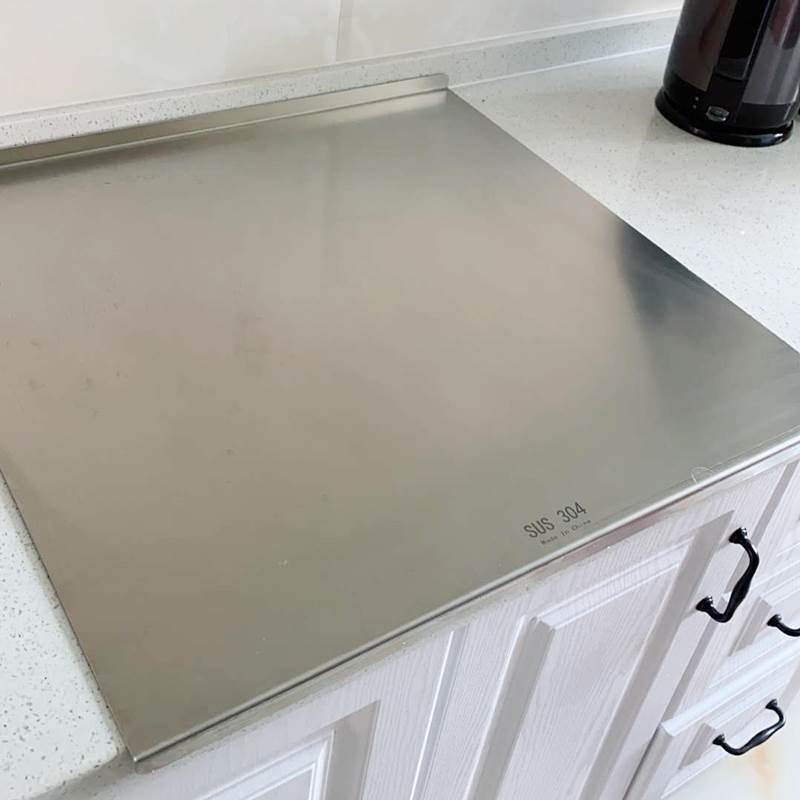 。不锈钢304砧板菜板水槽盖板加厚定制尺寸厨房擀面板揉面加大案