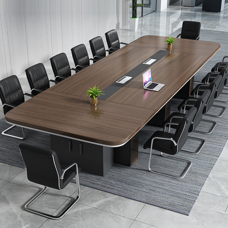 会议桌椅组合长桌子简易长方形会议室接待工作台简约大型会议桌