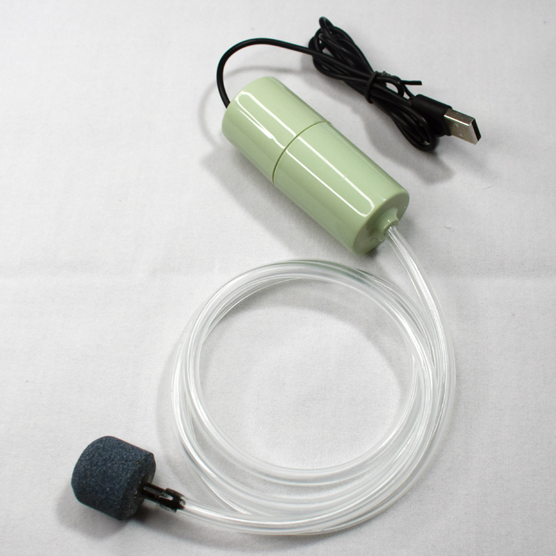 鱼缸USB增氧泵家用水族箱氧气泵静音充氧泵钓鱼冲氧泵小型打氧机