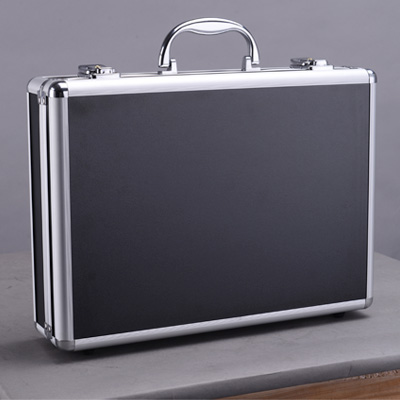中号铝合金箱工具箱家用多功能五金收纳箱子文件证件箱话筒展示箱