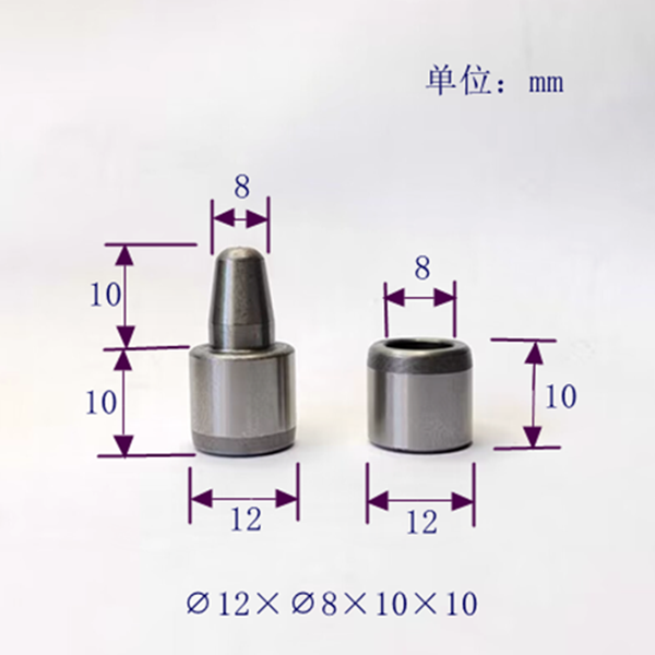 导柱导套12mm橡胶硅胶模具精准定位销套比例导柱材质20cr硬度62±