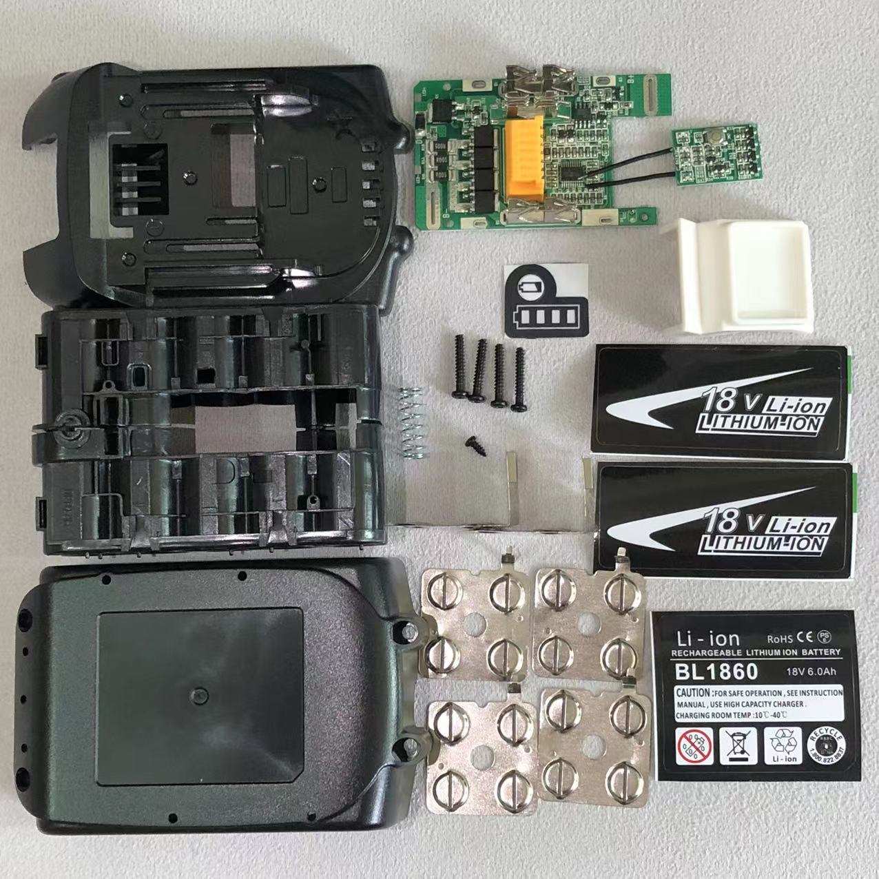 替代Makita牧田18V电池壳锂电池套料BL1830电动工具钻扳手切割机