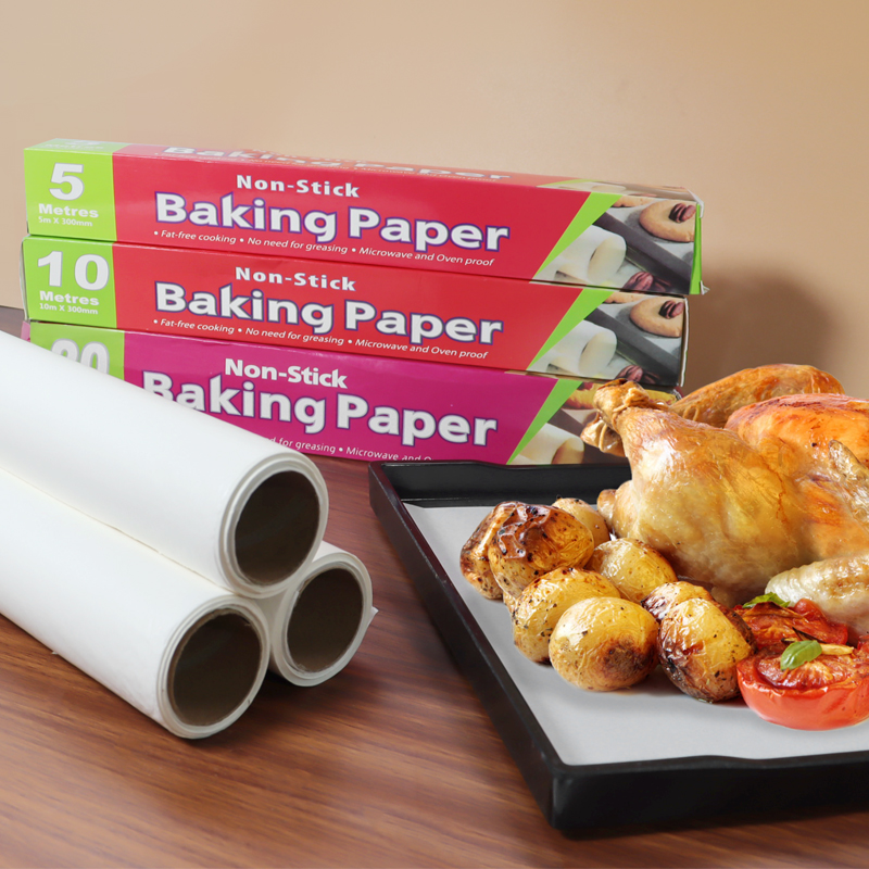 _家用经济装硅油纸烘焙烤箱空气炸烧烤盘烤肉吸油纸锡纸AA02