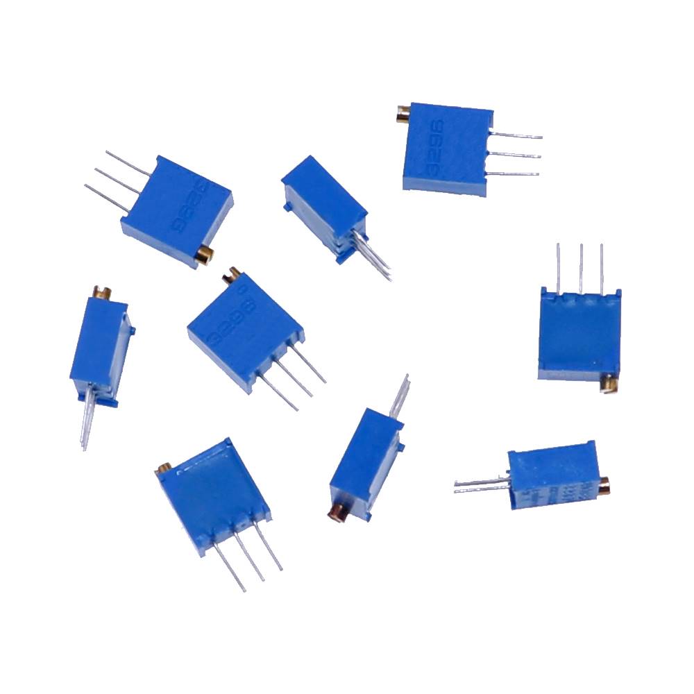 10种50个(500R~1M欧)3296W多圈精密可调电阻微调电位器电调套件