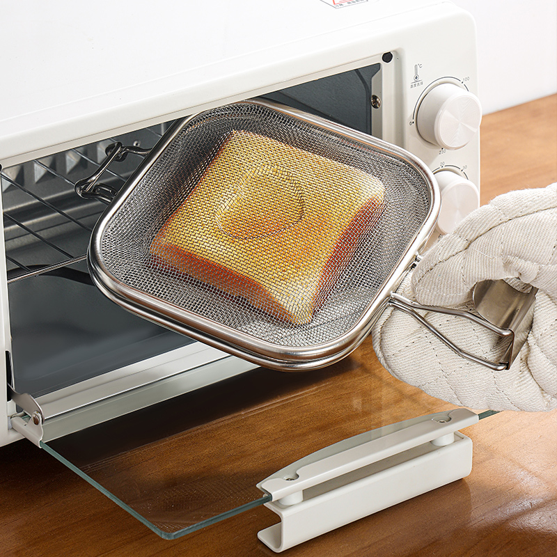 日本三明治烤夹304不锈钢烤箱用 吐司面包模具早餐机料理烘焙烤网